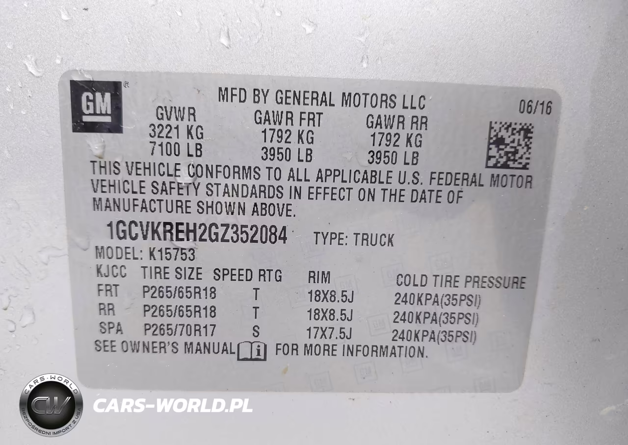 2016 Chevrolet Silverado 1500 1Lt VIN:1GCVKREH2GZ352084 - 9