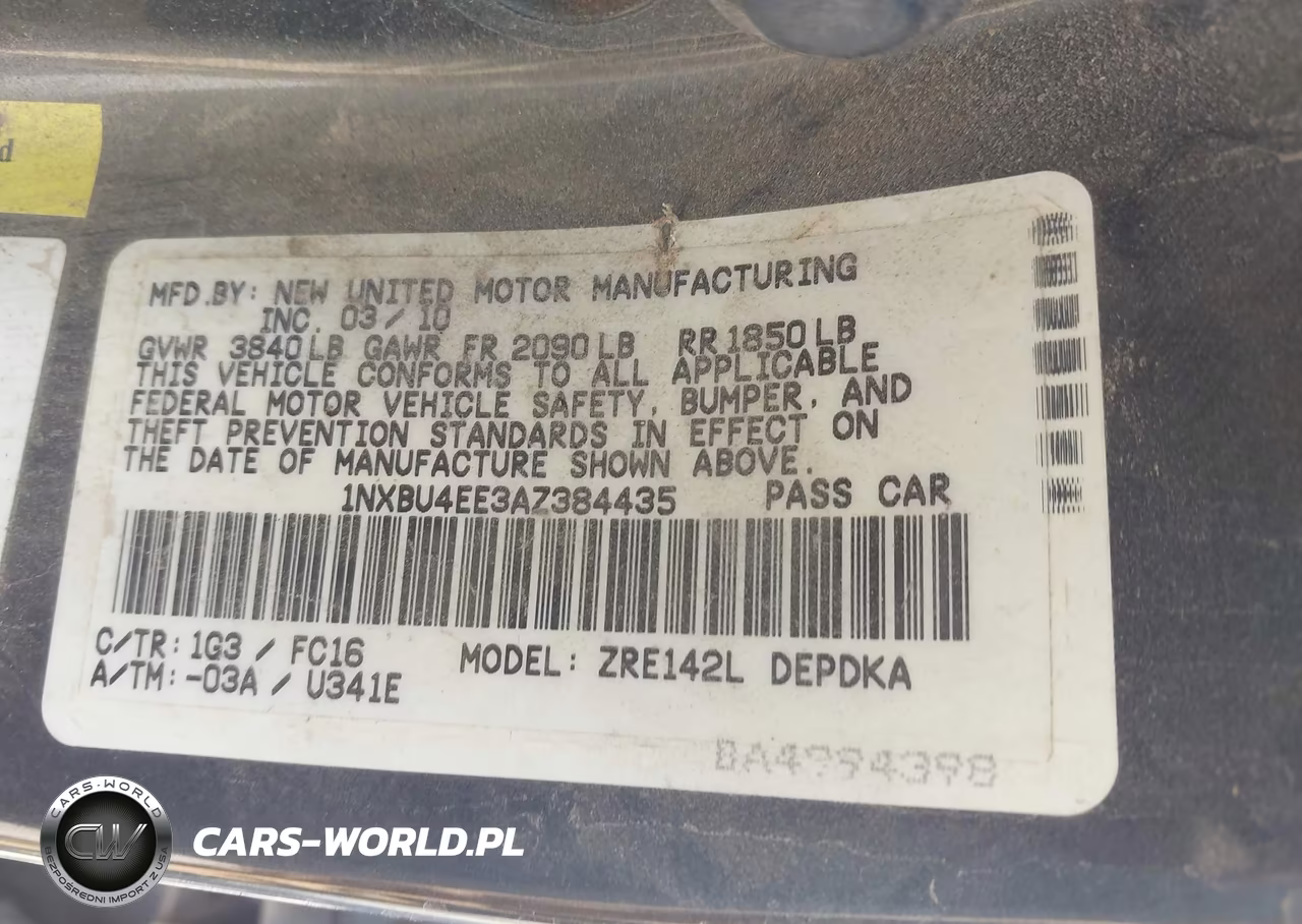 2010 Toyota Corolla Le VIN:1NXBU4EE3AZ384435 - 9