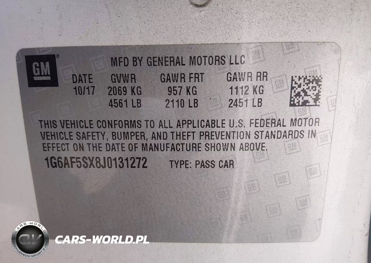 2018 Cadillac Ats Luxury VIN:1G6AF5SX8J0131272 - 9