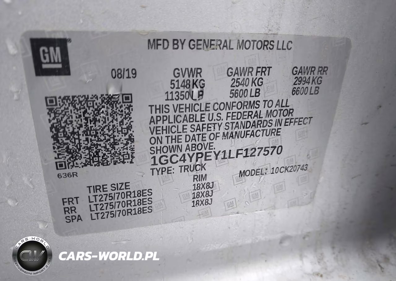 2020 Chevrolet Silverado 2500Hd 4Wd Standard Bed Ltz VIN:1GC4YPEY1LF127570 - 9
