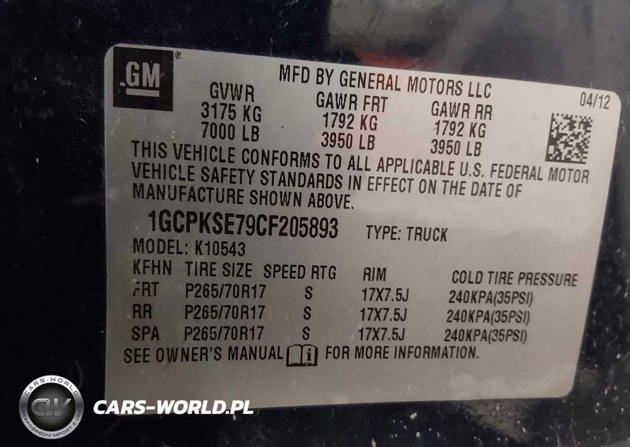 2012 Chevrolet Silverado 1500 Lt VIN:1GCPKSE79CF205893 - 9