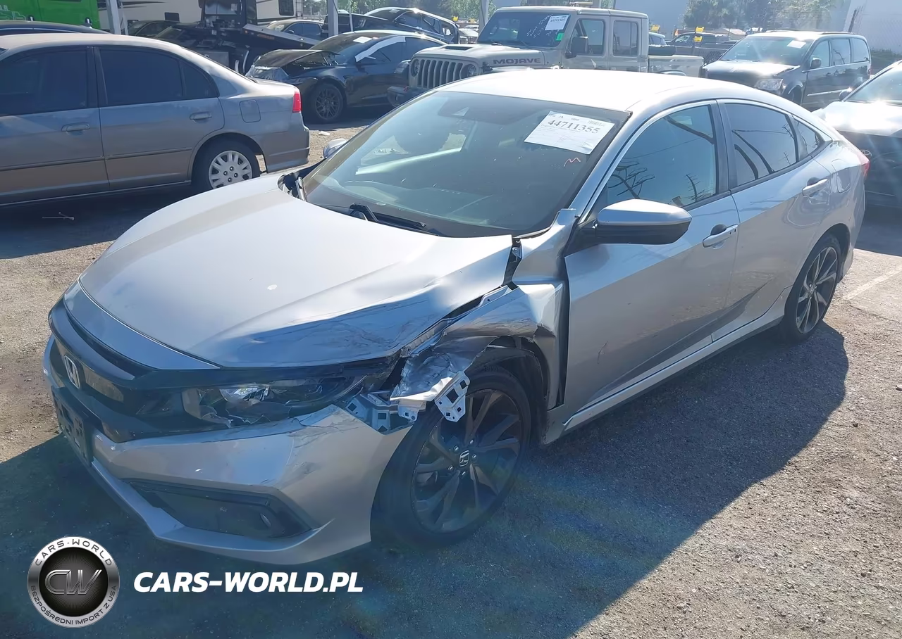 2021 Honda Civic Sport VIN:19XFC2F86ME002293 - 2