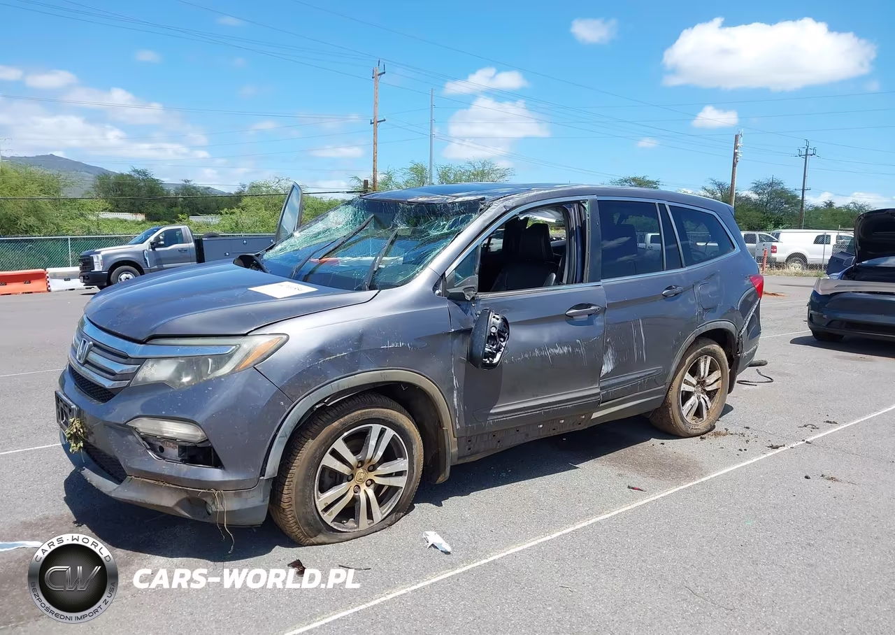 2016 Honda Pilot Ex-L VIN:5FNYF5H88GB003006 - 2