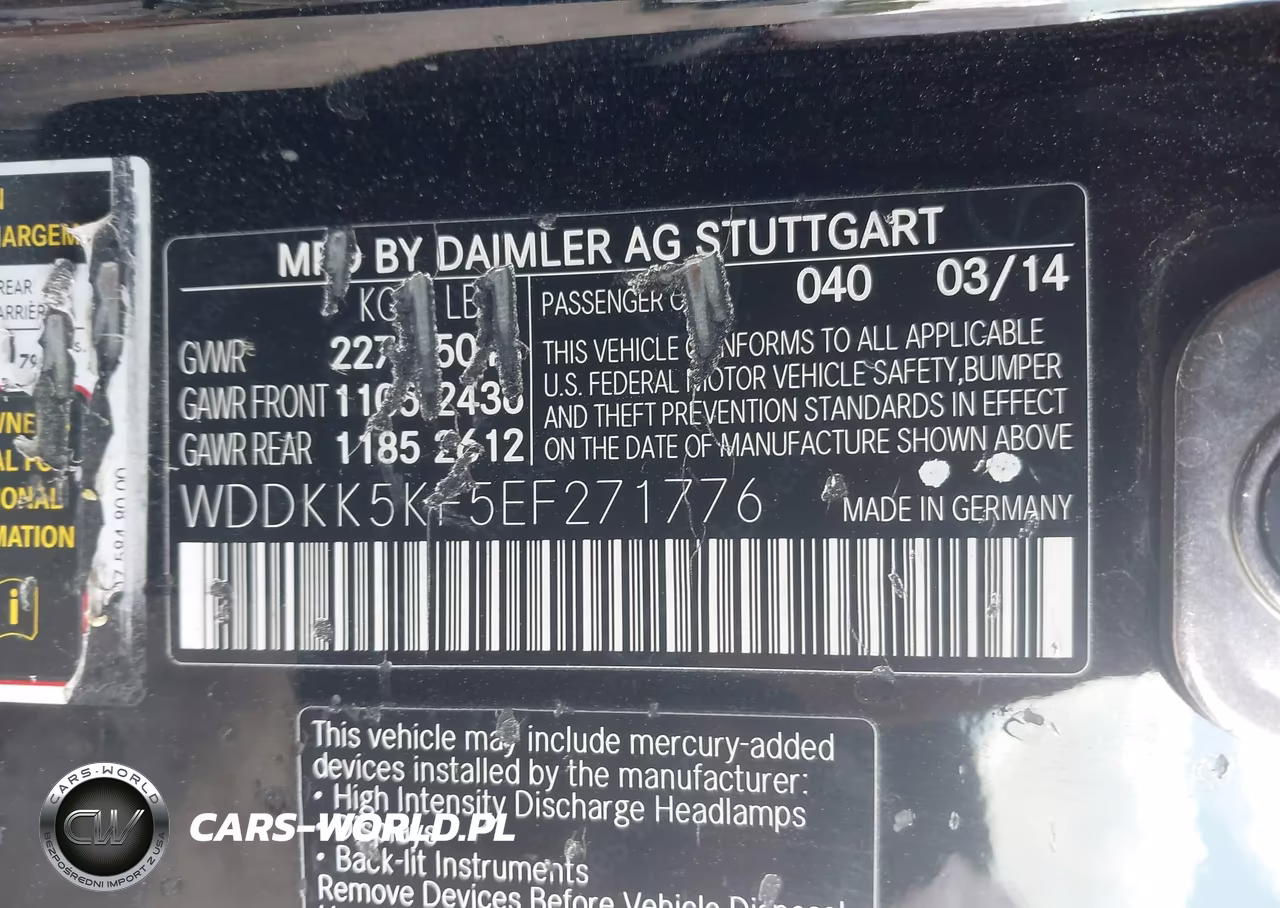 2014 Mercedes-Benz E 350 VIN:WDDKK5KF5EF271776 - 9