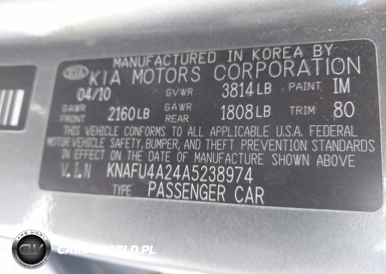 2010 Kia Forte Ex VIN:KNAFU4A24A5238974 - 9