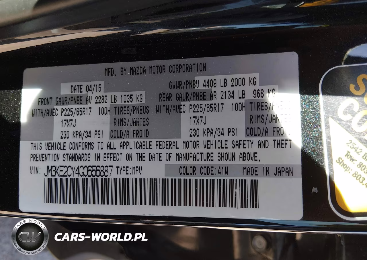2016 Mazda Cx-5 Touring VIN:JM3KE2CY4G0656887 - 9