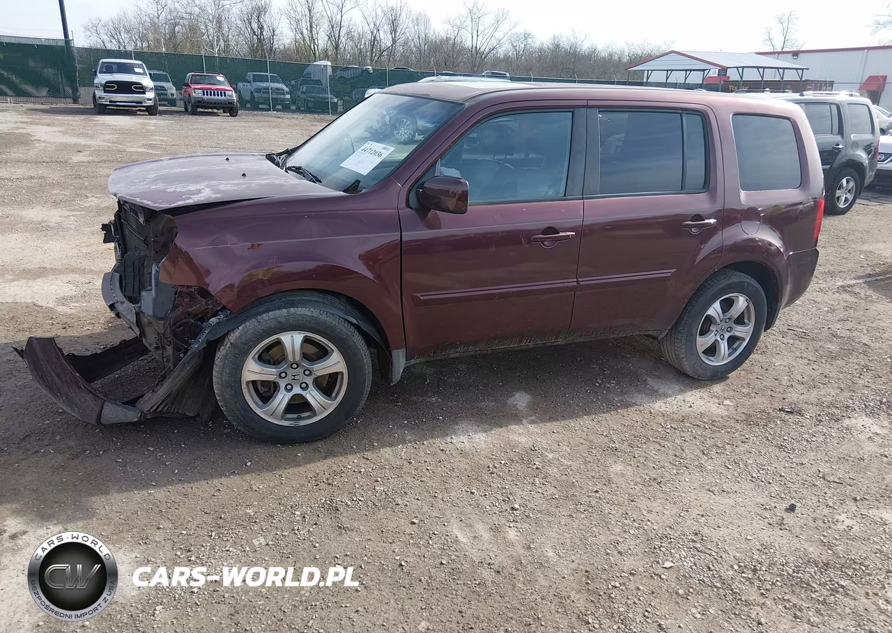 2012 Honda Pilot Ex-L VIN:5FNYF4H66CB045838 - 2