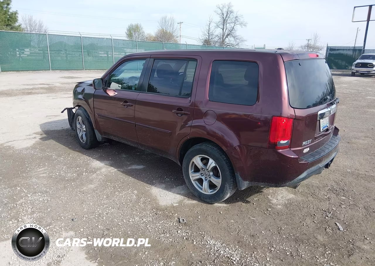2012 Honda Pilot Ex-L VIN:5FNYF4H66CB045838 - 3