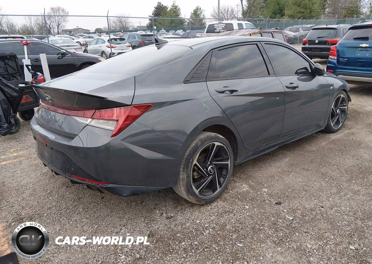2023 Hyundai Elantra N Line VIN:KMHLR4AF6PU602445 - 4