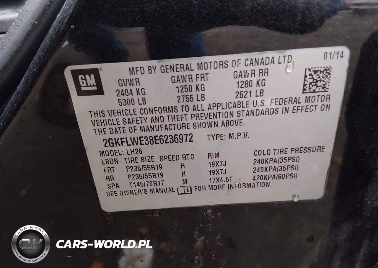 2014 GMC Terrain Sle-2 VIN:2GKFLWE38E6236972 - 9