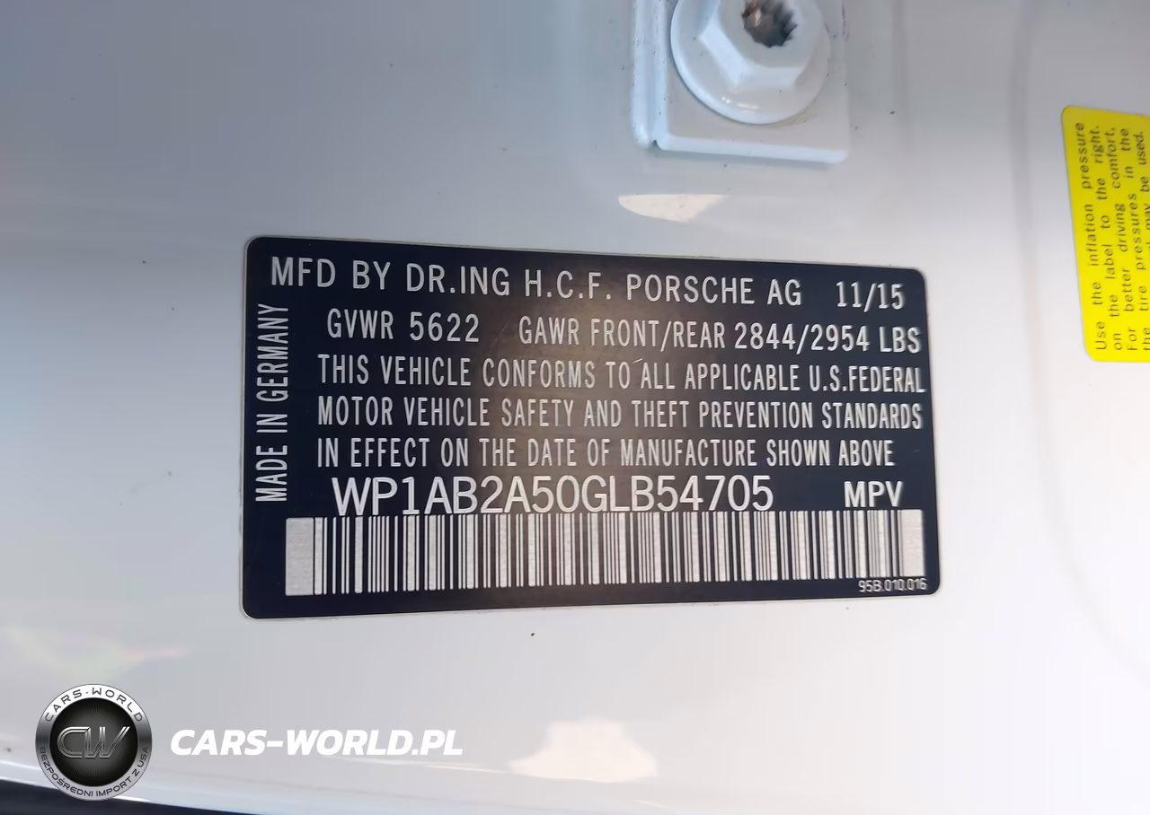 2016 Porsche Macan S VIN:WP1AB2A50GLB54705 - 9
