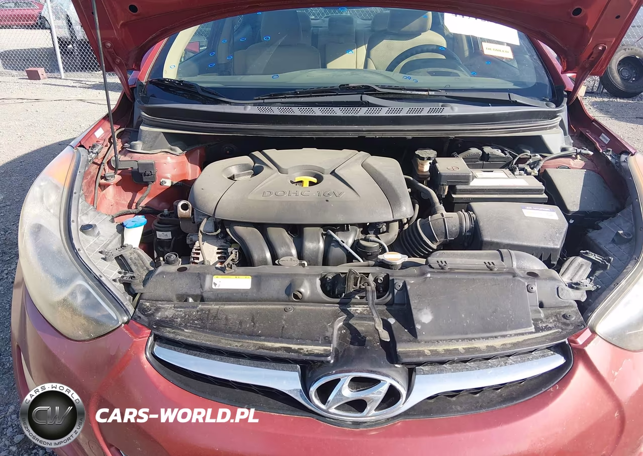 2012 Hyundai Elantra Gls (Ulsan Plant) VIN:KMHDH4AEXCU185274 - 10