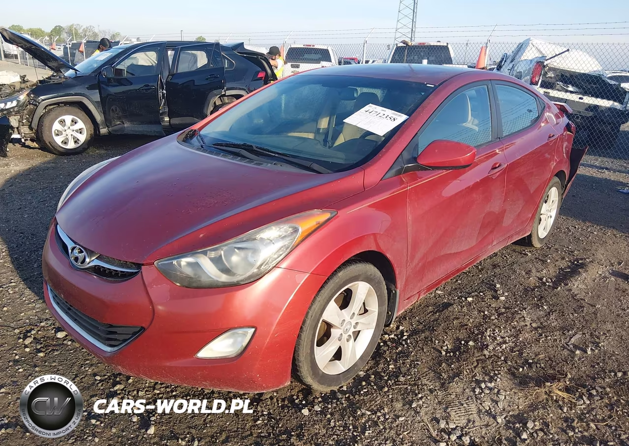 2012 Hyundai Elantra Gls (Ulsan Plant) VIN:KMHDH4AEXCU185274 - 2