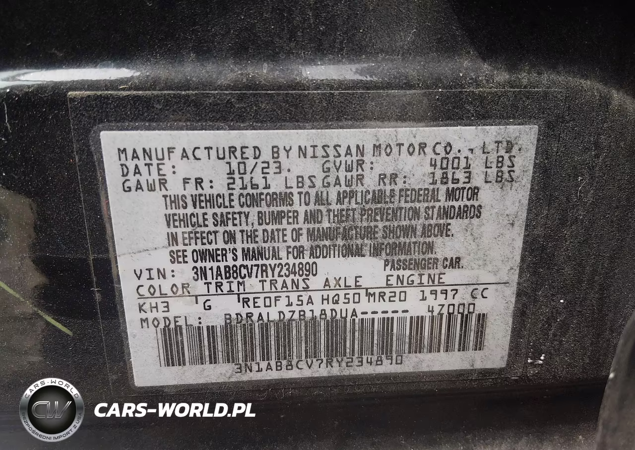 2024 Nissan Sentra Sv Xtronic Cvt VIN:3N1AB8CV7RY234890 - 9