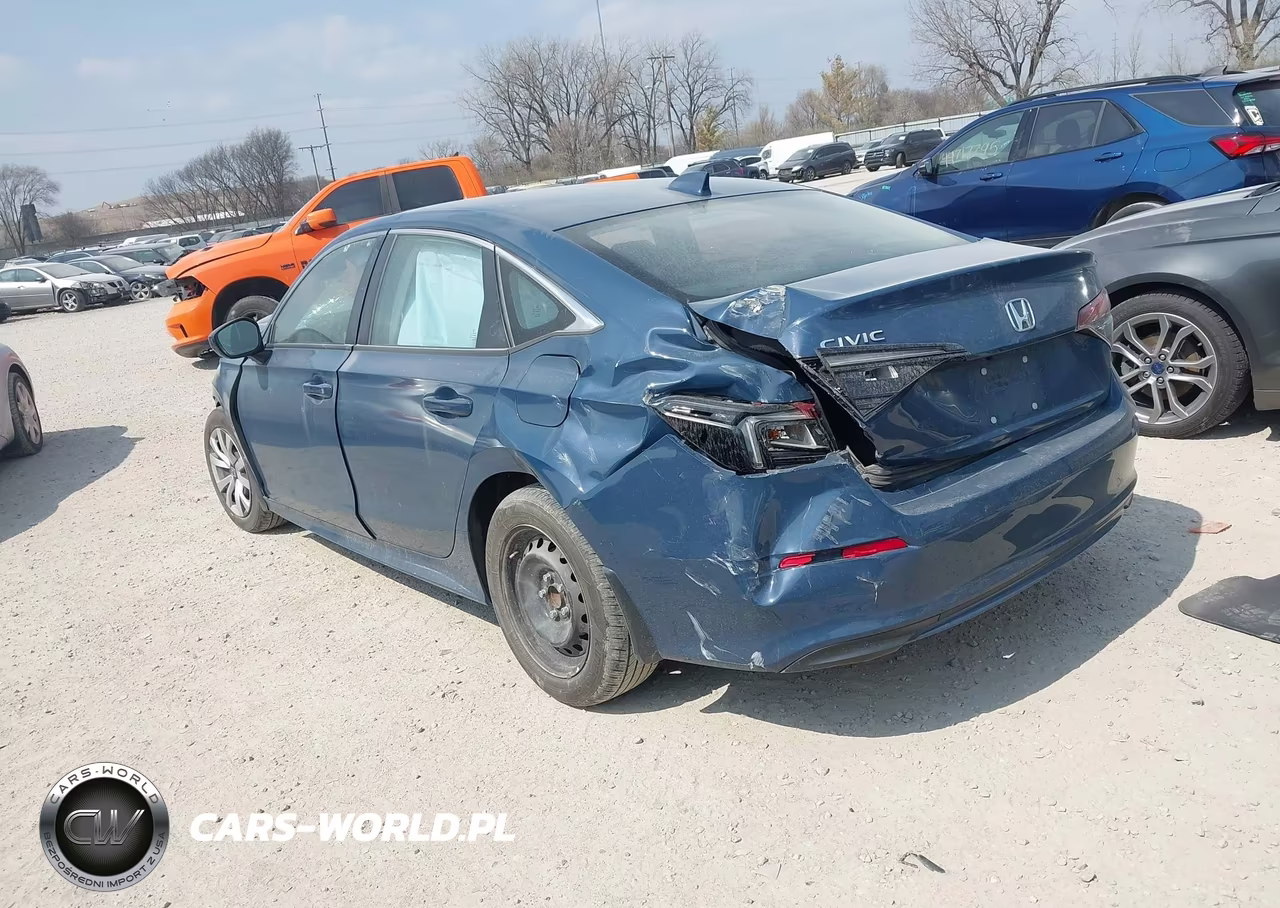 2025 Honda Civic Lx VIN:2HGFE2F22SH523228 - 3