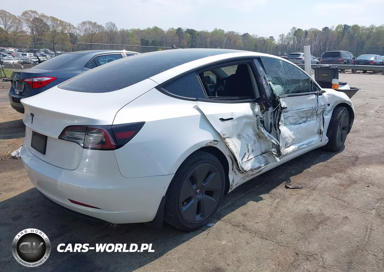 2021 Tesla Model 3 Standard Range Plus Rear-Wheel Drive VIN:5YJ3E1EA9MF062042 - 4