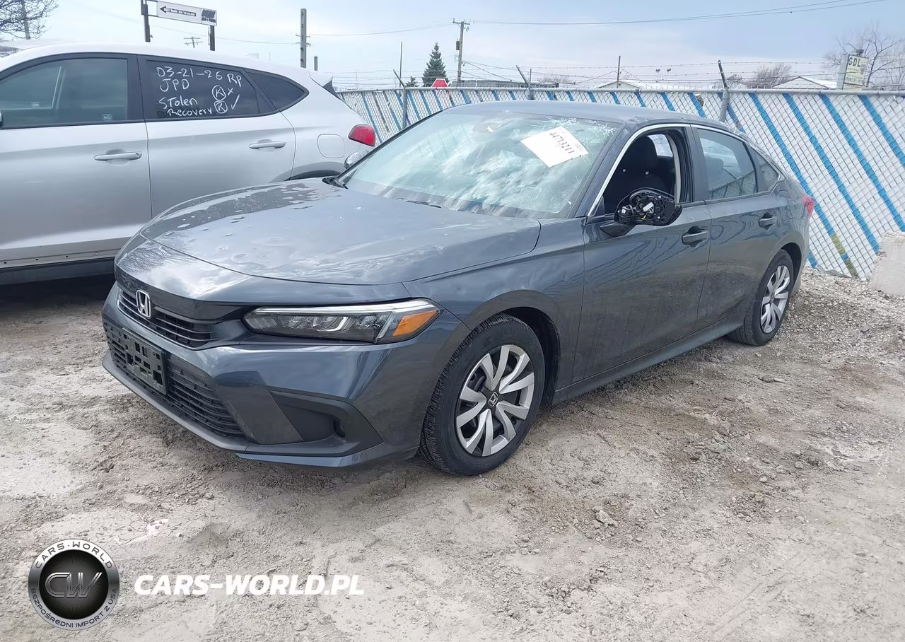 2024 Honda Civic Lx VIN:2HGFE2F28RH529402 - 2