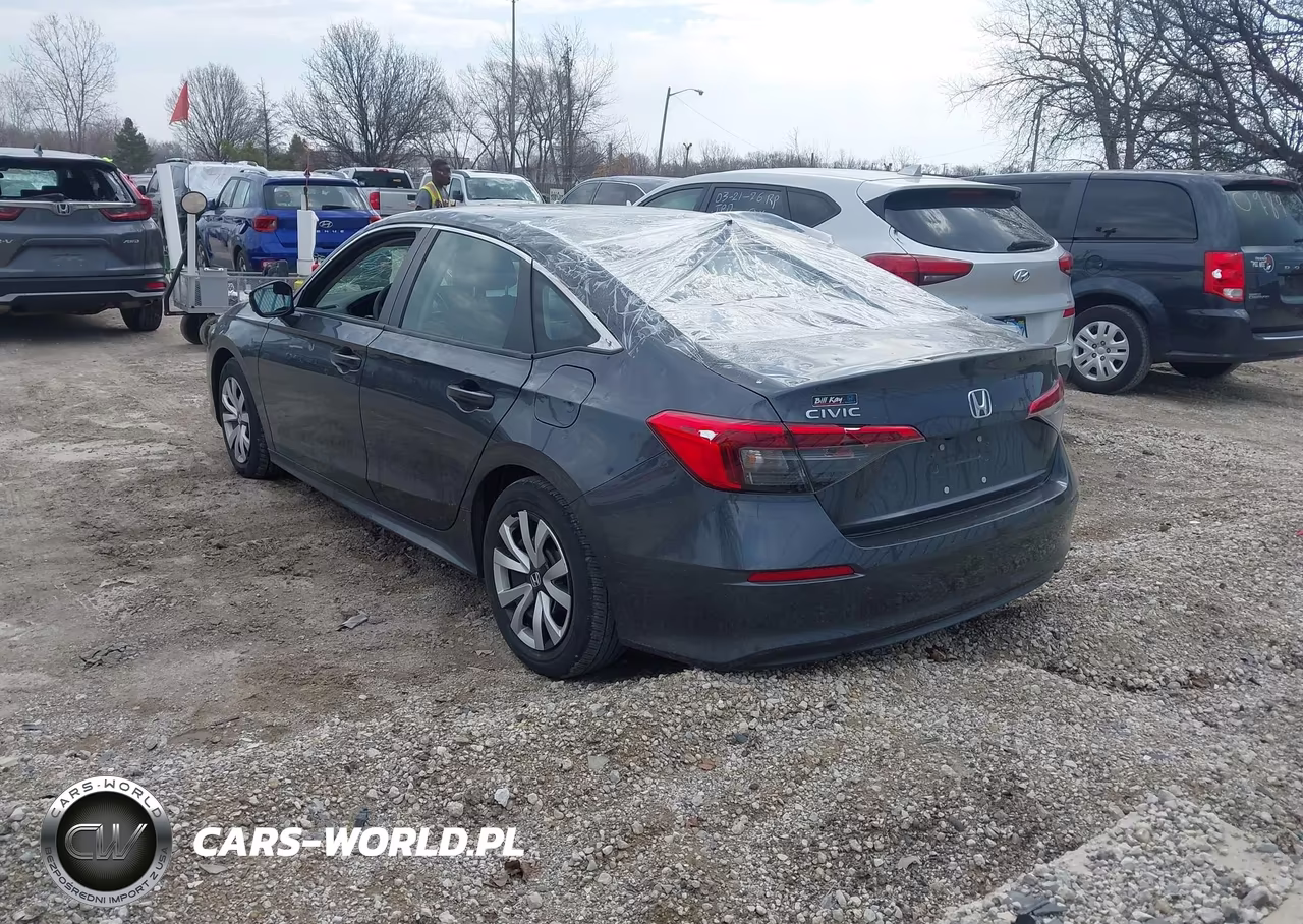 2024 Honda Civic Lx VIN:2HGFE2F28RH529402 - 3