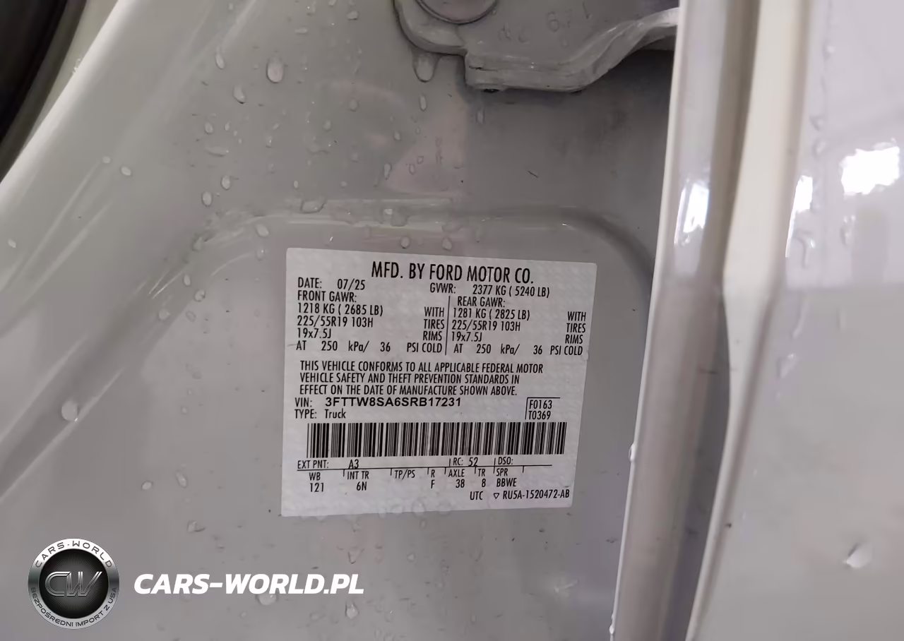 2025 Ford Maverick Lariat VIN:3FTTW8SA6SRB17231 - 9