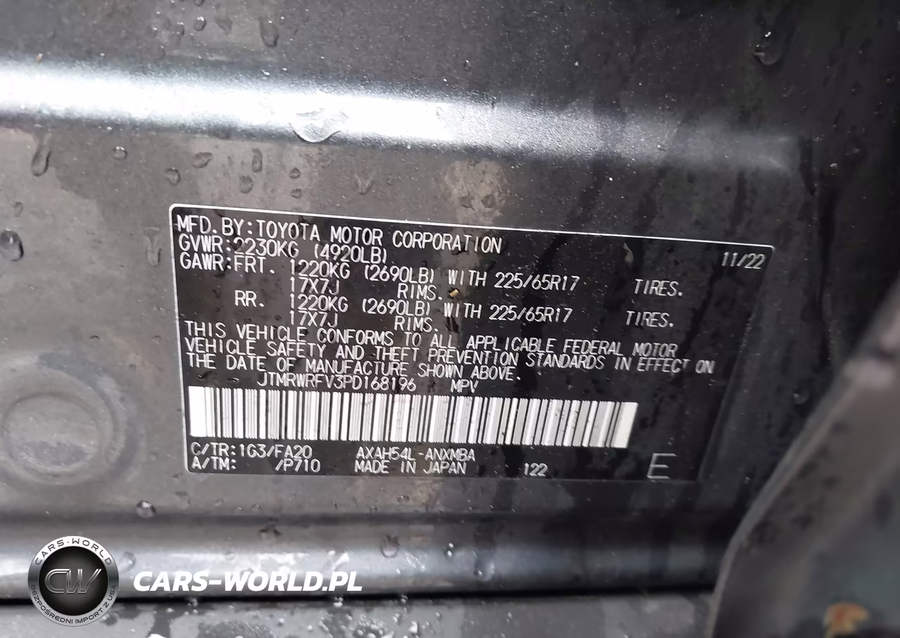 2023 Toyota Rav4 Hybrid Xle VIN:JTMRWRFV3PD168196 - 9