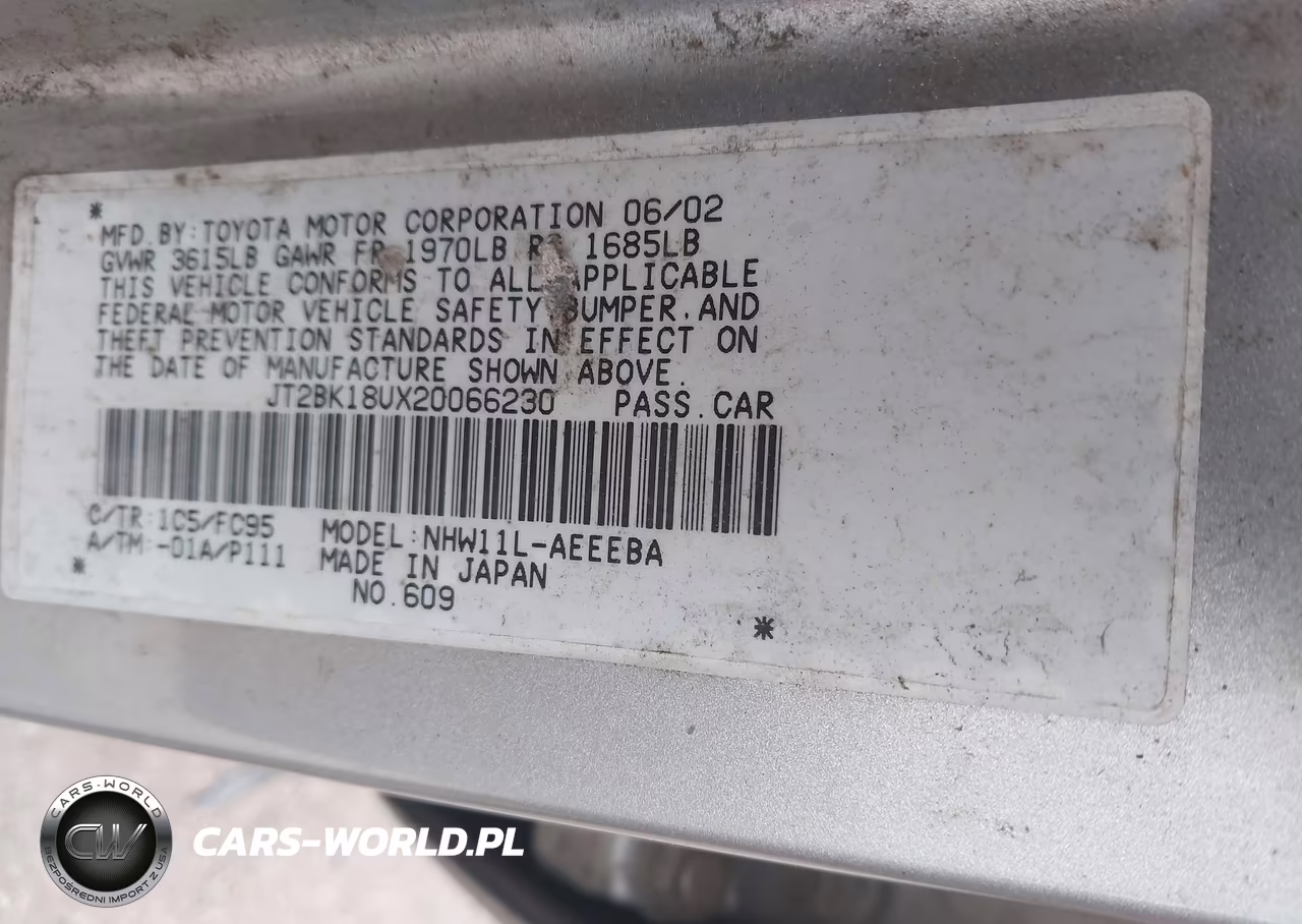 2002 Toyota Prius VIN:JT2BK18UX20066230 - 9