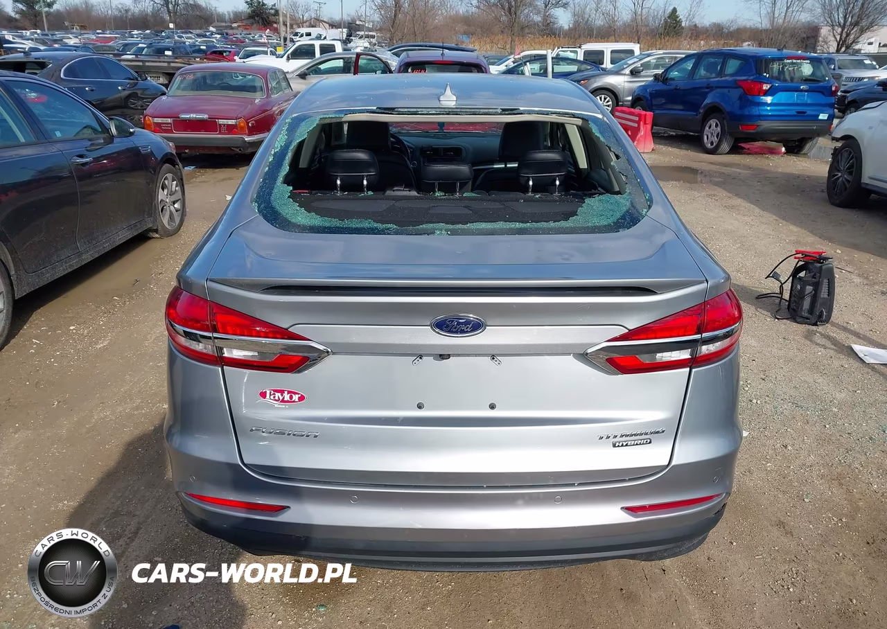 2020 Ford Fusion Hybrid Titanium VIN:3FA6P0RU6LR139765 - 16