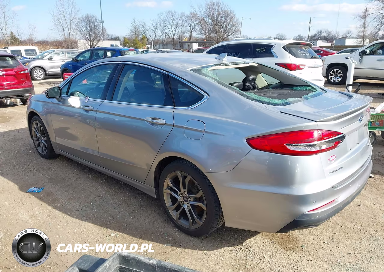 2020 Ford Fusion Hybrid Titanium VIN:3FA6P0RU6LR139765 - 3