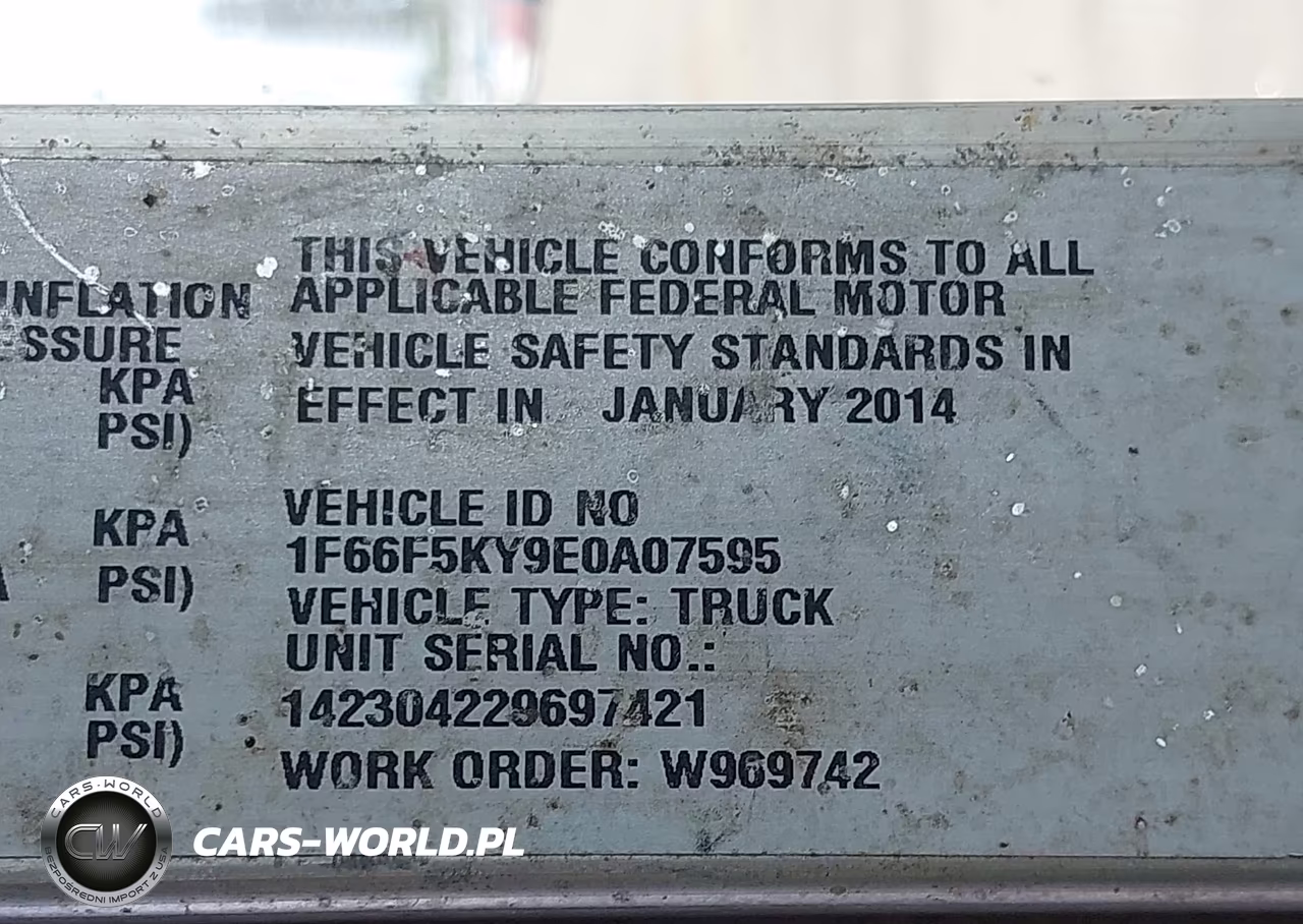 2014 Ford F-59 Commercial Stripped VIN:1F66F5KY9E0A07595 - 8