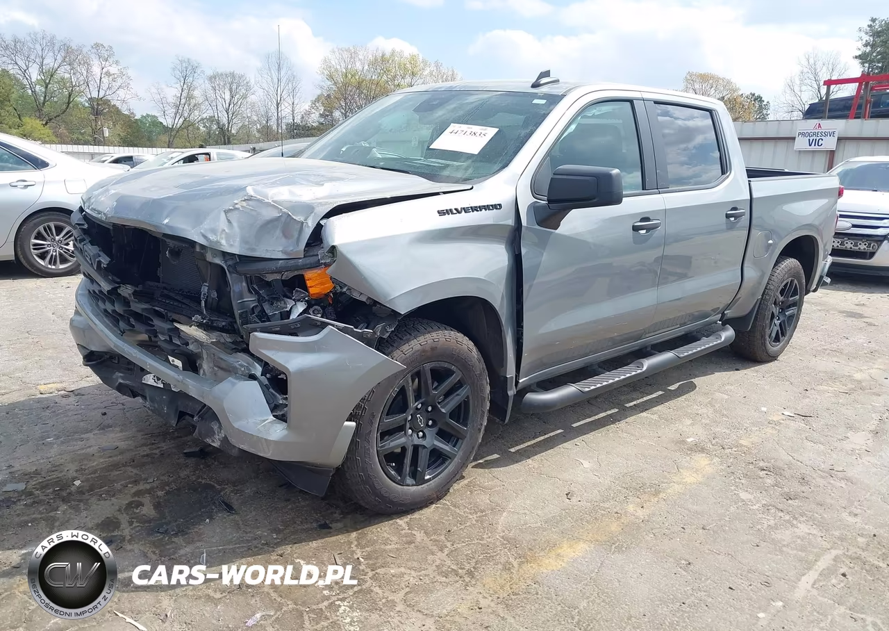 2024 Chevrolet Silverado 1500 2Wd Short Bed Custom VIN:1GCPABEKXRZ389482 - 2