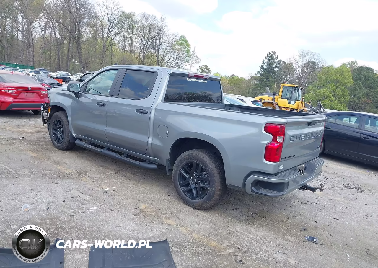 2024 Chevrolet Silverado 1500 2Wd Short Bed Custom VIN:1GCPABEKXRZ389482 - 3