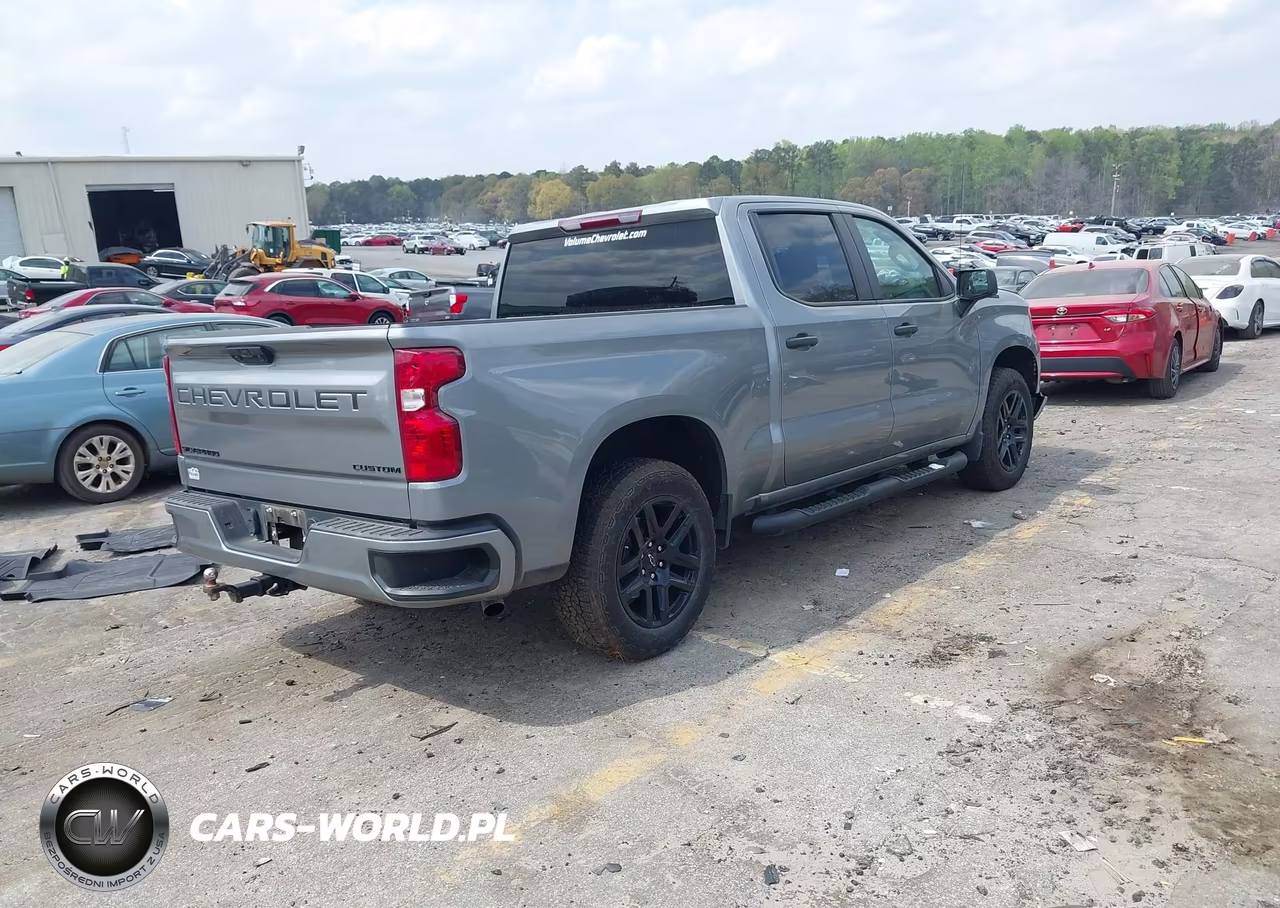 2024 Chevrolet Silverado 1500 2Wd Short Bed Custom VIN:1GCPABEKXRZ389482 - 4