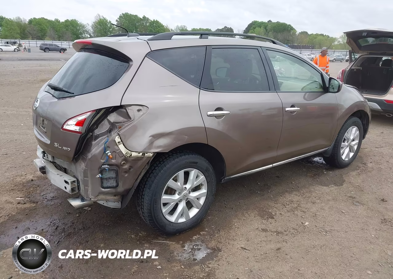 2014 Nissan Murano Sl VIN:JN8AZ1MW0EW511778 - 4