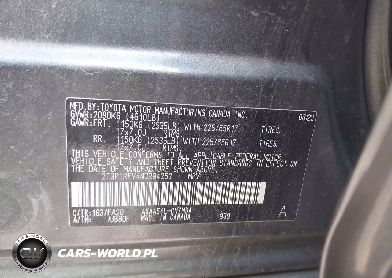 2022 Toyota Rav4 Xle VIN:2T3P1RFV4NC294252 - 9