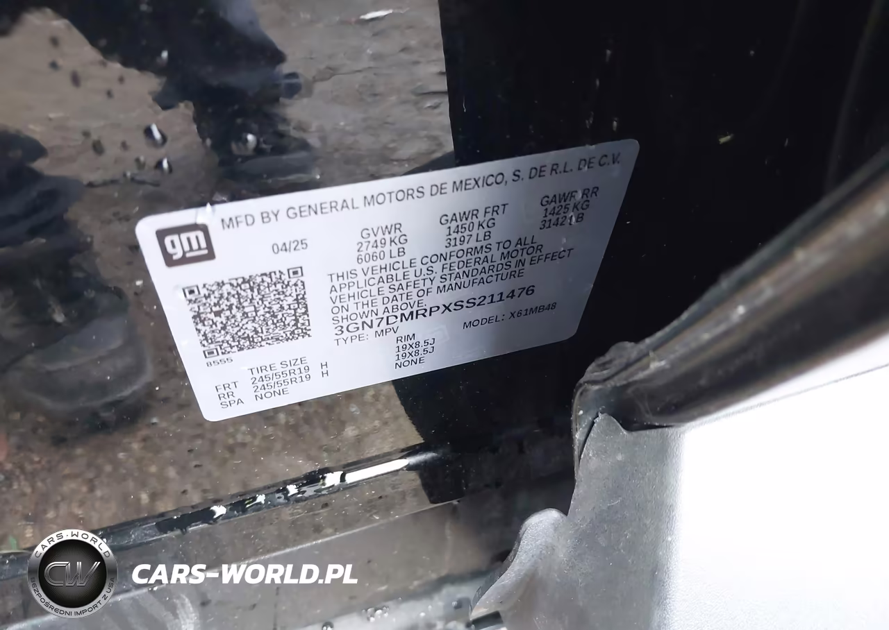 2025 Chevrolet Equinox Ev Lt 1 VIN:3GN7DMRPXSS211476 - 9