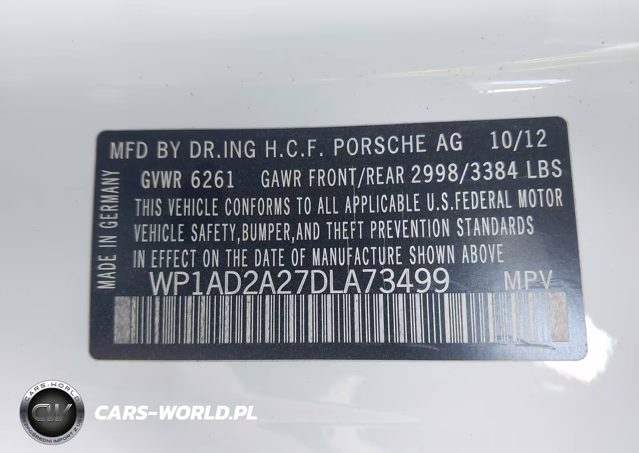 2013 Porsche Cayenne Gts VIN:WP1AD2A27DLA73499 - 9