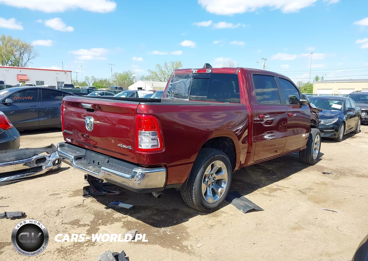 2019 Ram 1500 Big Horn-Lone Star 4X4 5'7 Box VIN:1C6RRFFG0KN727978 - 4