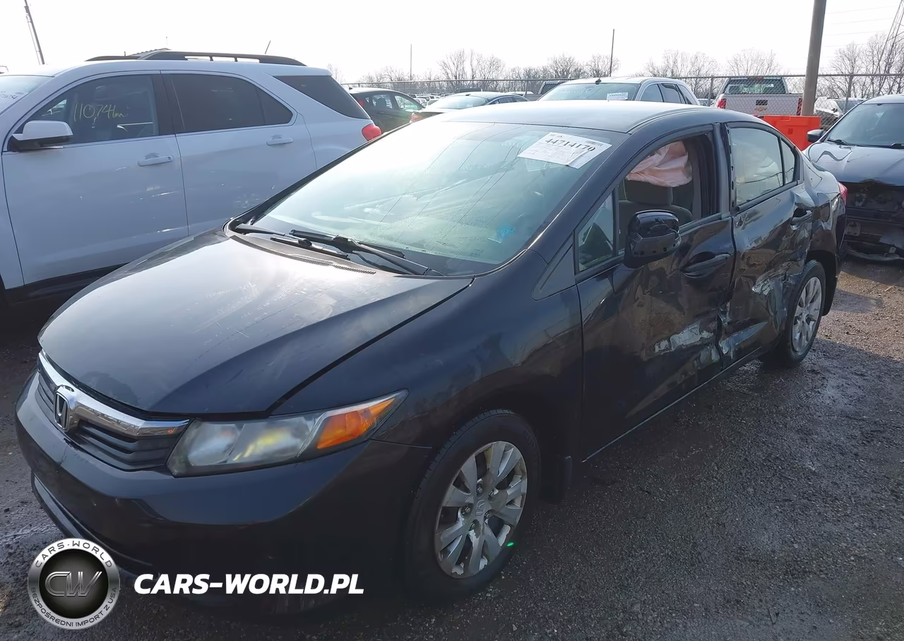 2012 Honda Civic Lx VIN:19XFB2F58CE013464 - 2