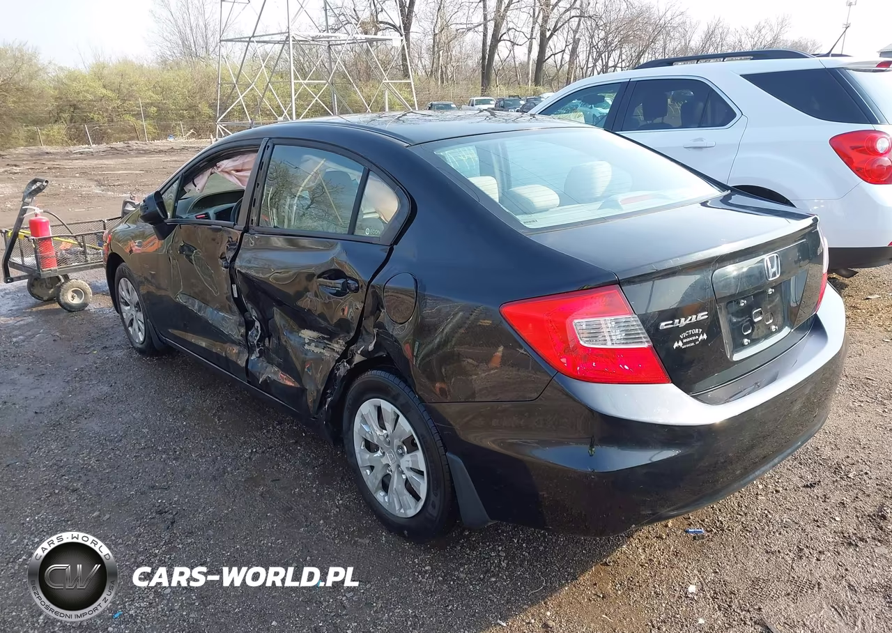 2012 Honda Civic Lx VIN:19XFB2F58CE013464 - 3