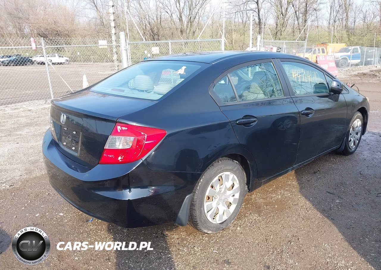 2012 Honda Civic Lx VIN:19XFB2F58CE013464 - 4