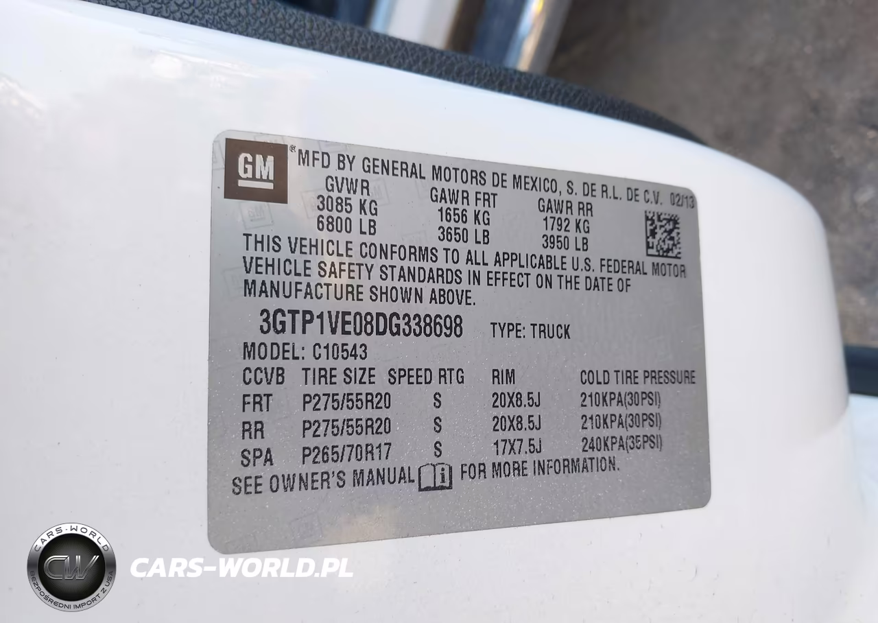 2013 GMC Sierra 1500 Sle VIN:3GTP1VE08DG338698 - 9