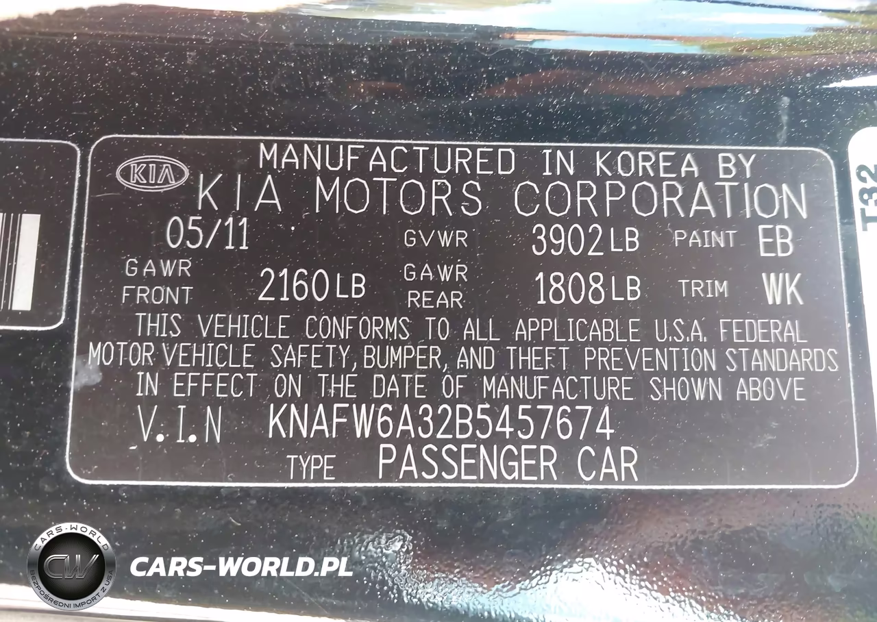 2011 Kia Forte Koup Sx VIN:KNAFW6A32B5457674 - 9