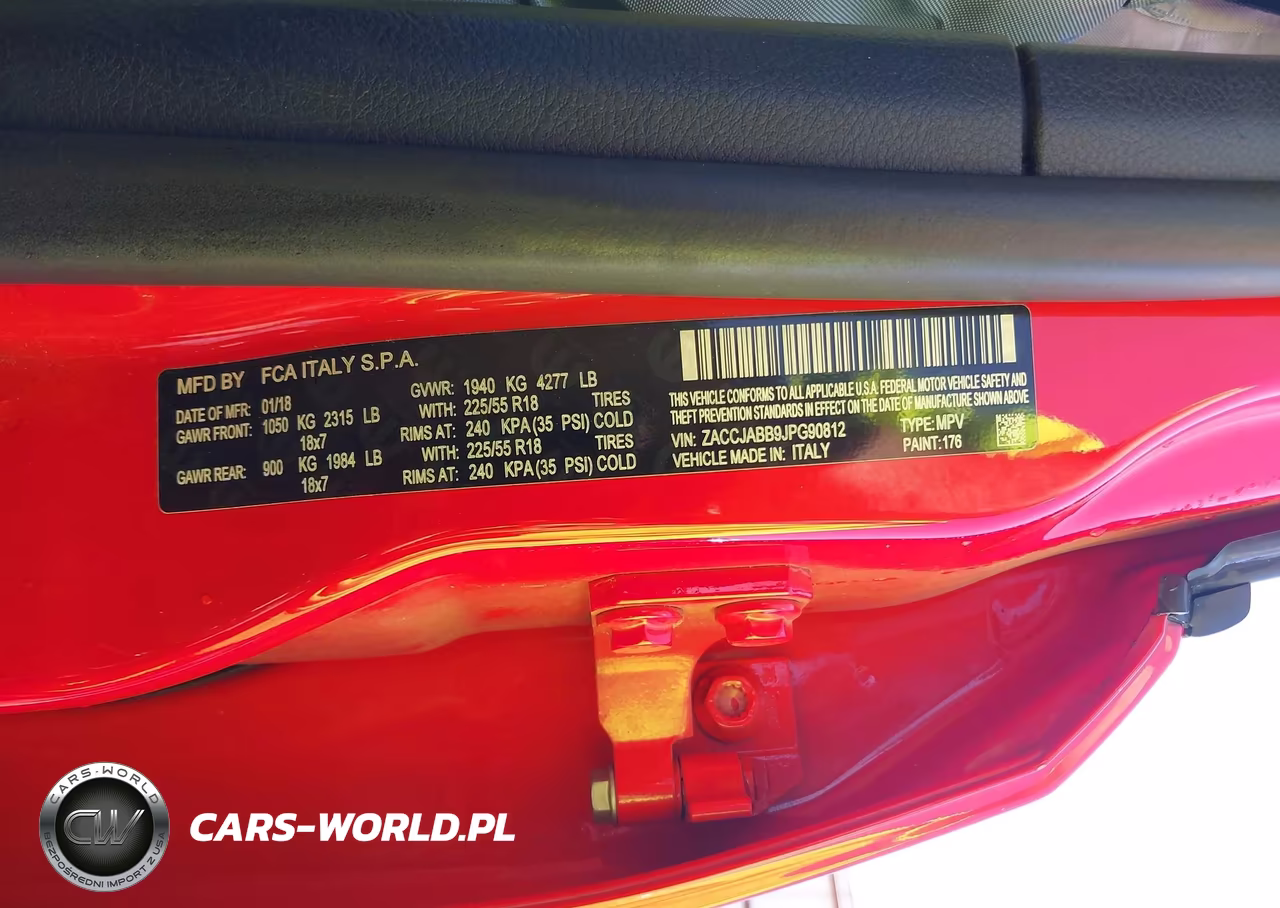 2018 Jeep Renegade Latitude Fwd VIN:ZACCJABB9JPG90812 - 9