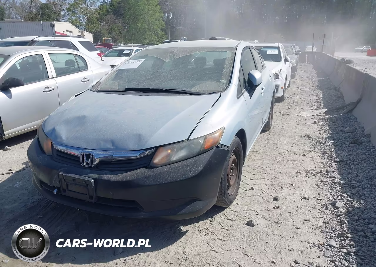 2012 Honda Civic Lx VIN:19XFB2F52CE355945 - 2