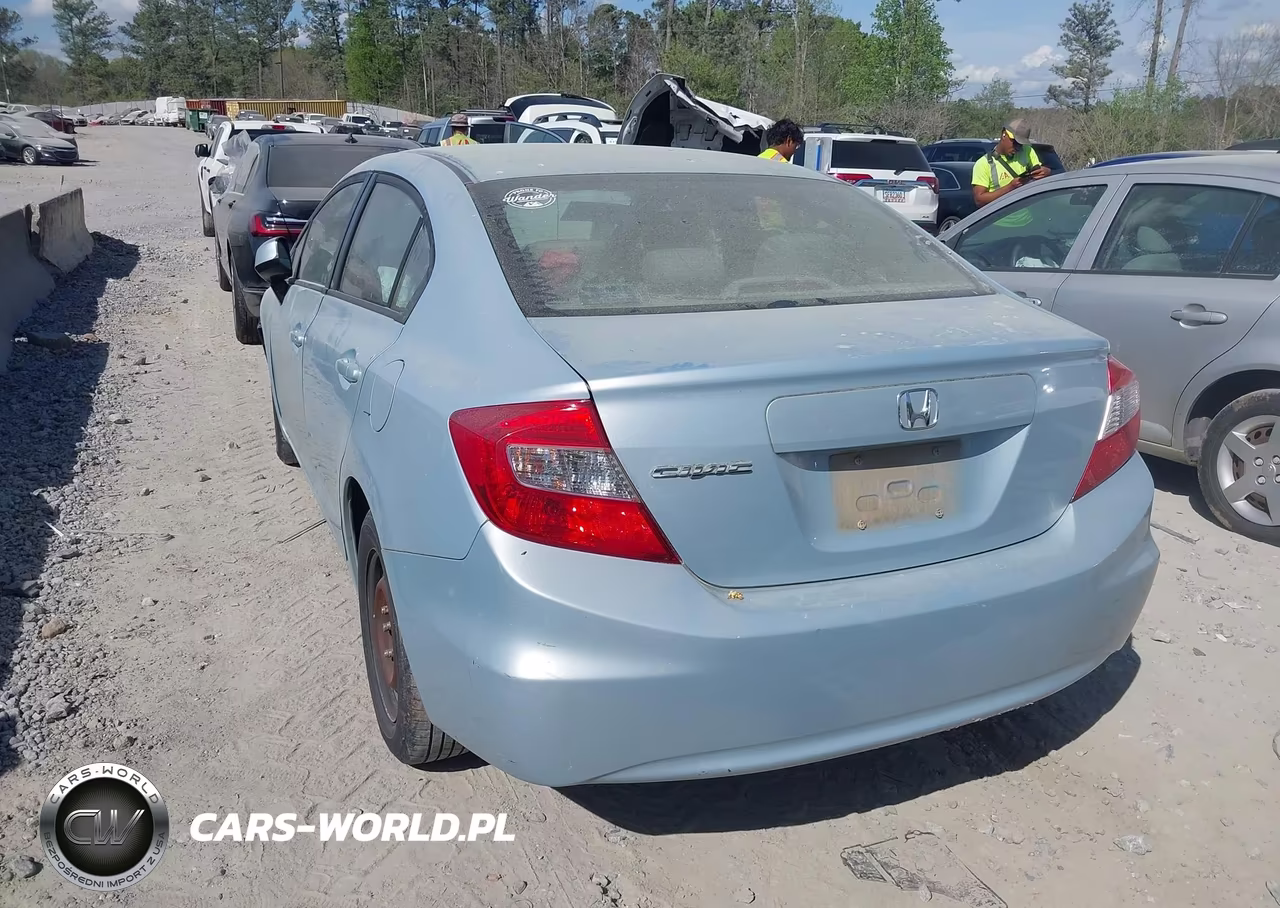 2012 Honda Civic Lx VIN:19XFB2F52CE355945 - 3