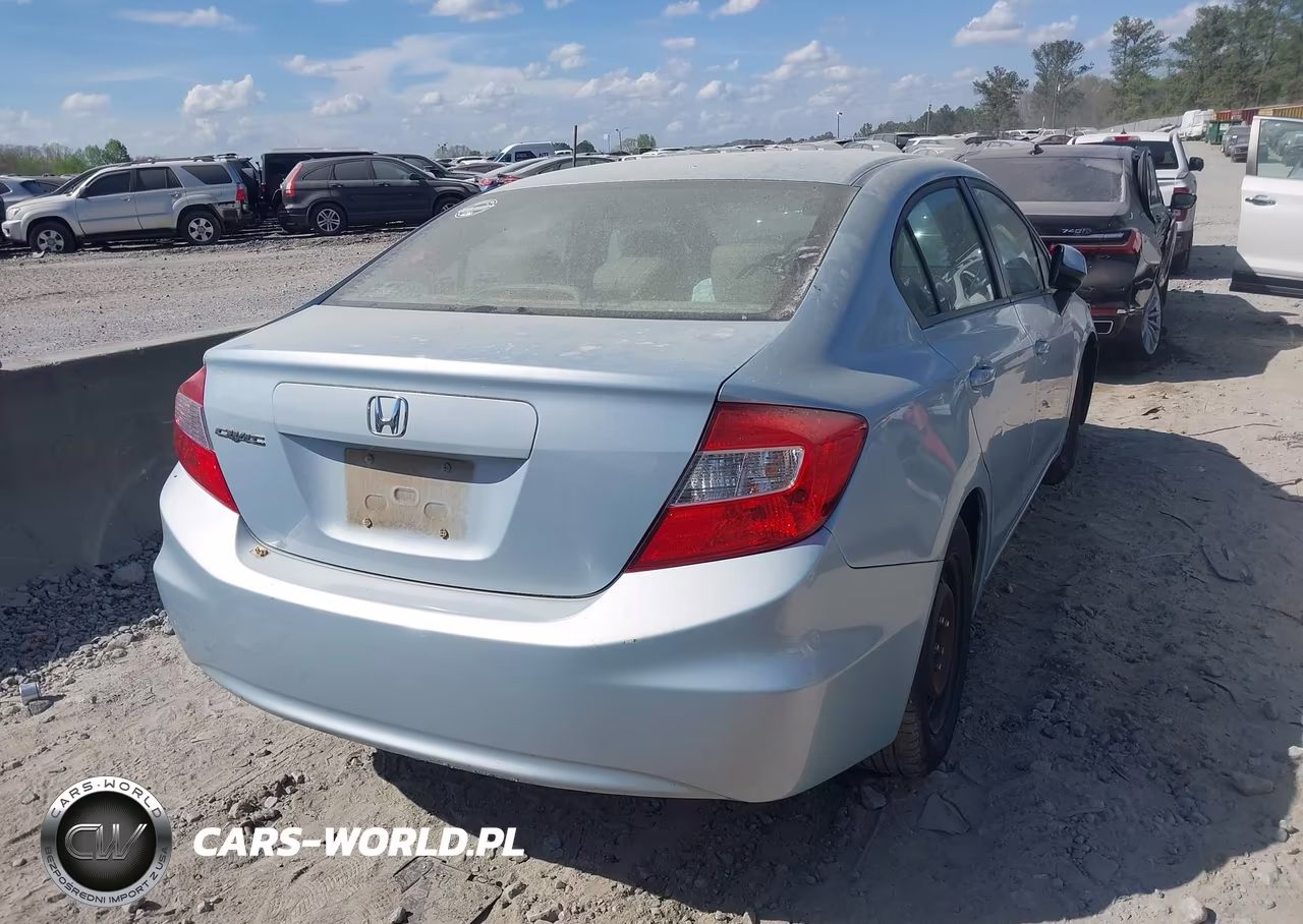 2012 Honda Civic Lx VIN:19XFB2F52CE355945 - 4