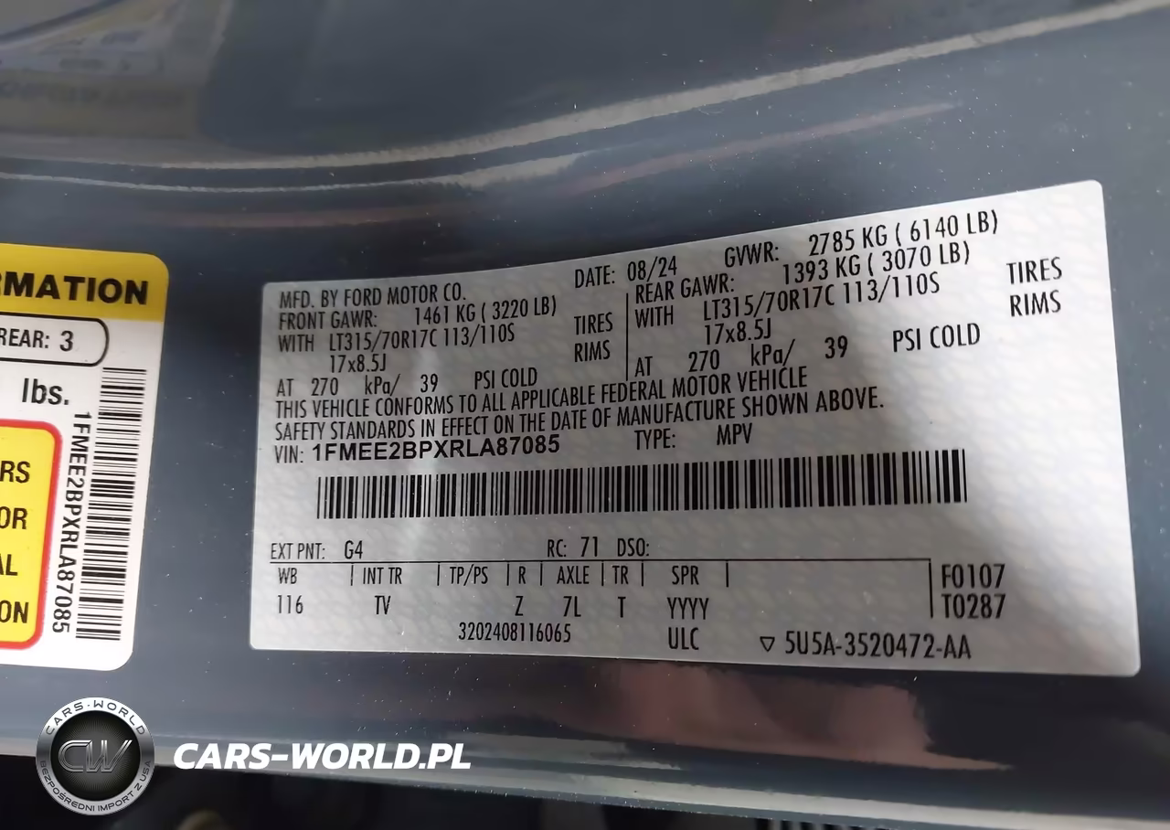 2024 Ford Bronco Wildtrak VIN:1FMEE2BPXRLA87085 - 9