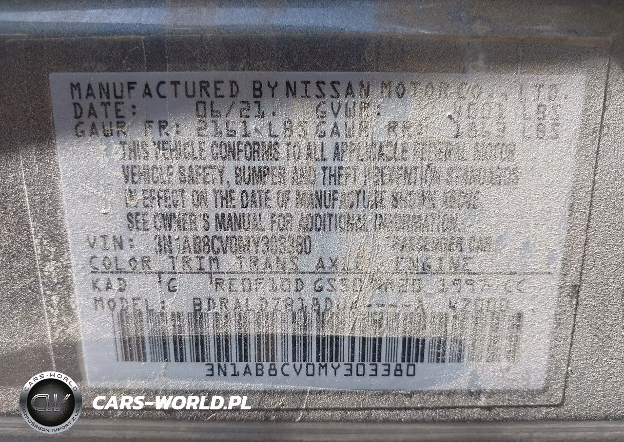 2021 Nissan Sentra Sv Xtronic Cvt VIN:3N1AB8CV0MY303380 - 9