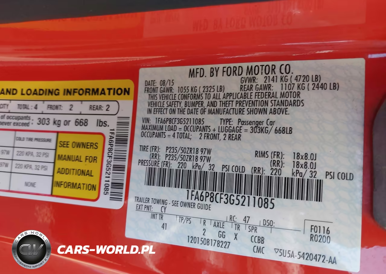 2016 Ford Mustang Gt Premium VIN:1FA6P8CF3G5211085 - 9