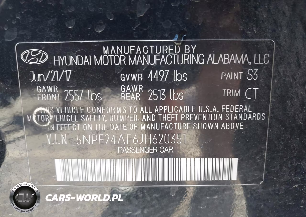 2018 Hyundai Sonata Se VIN:5NPE24AF6JH620351 - 9