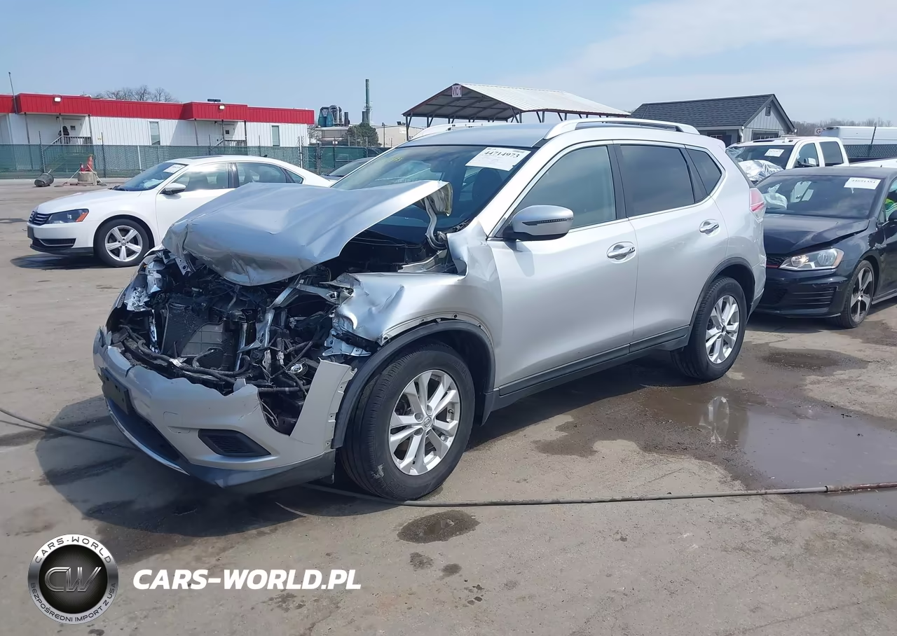 2016 Nissan Rogue Sv VIN:KNMAT2MV0GP604288 - 2